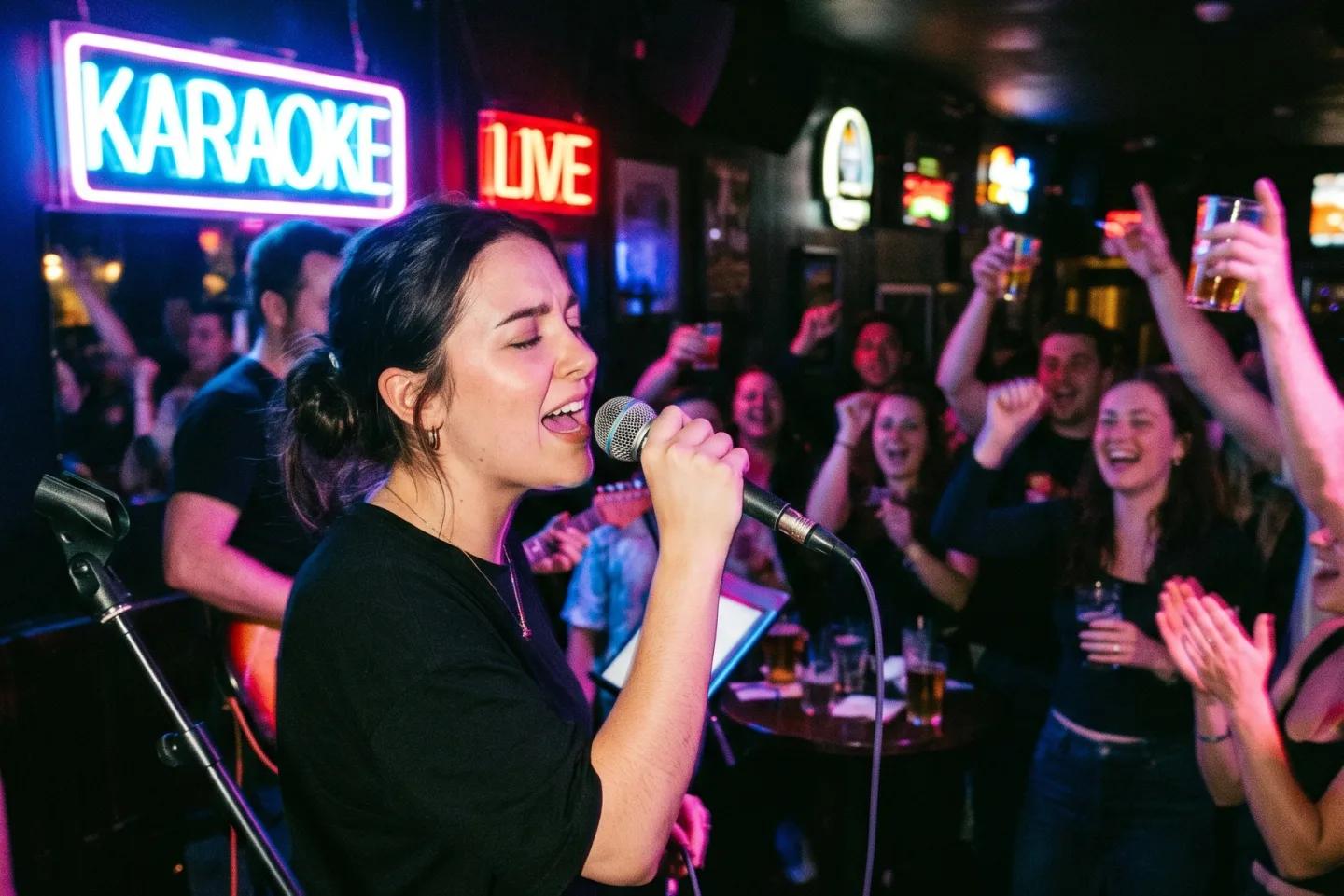 Video vom Karaoke-Abend